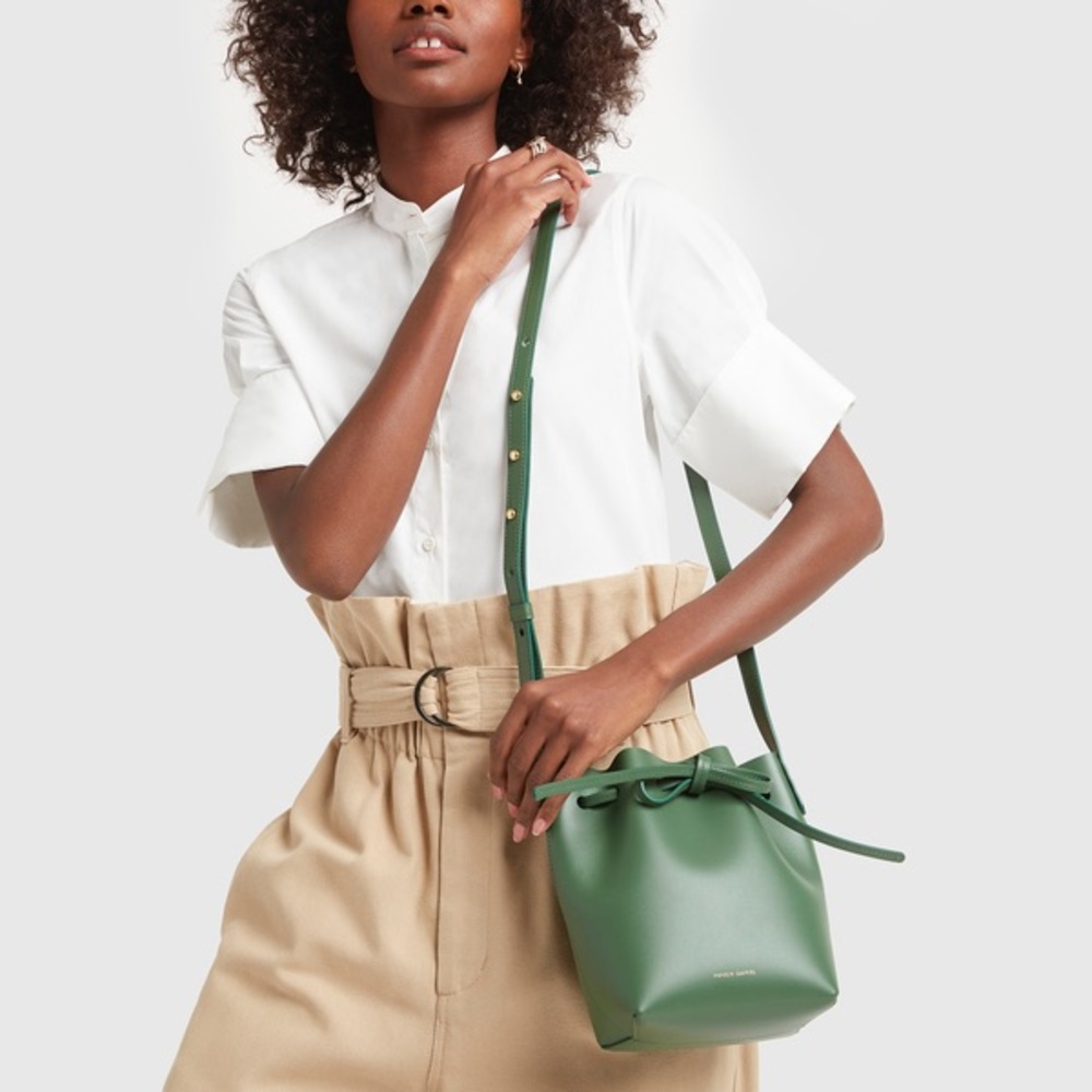 Mansir Gavriel Mini Bucket bag in Agretti
